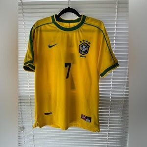 Nike Brazil 1998 Retro Jersey | Ronaldinho #7